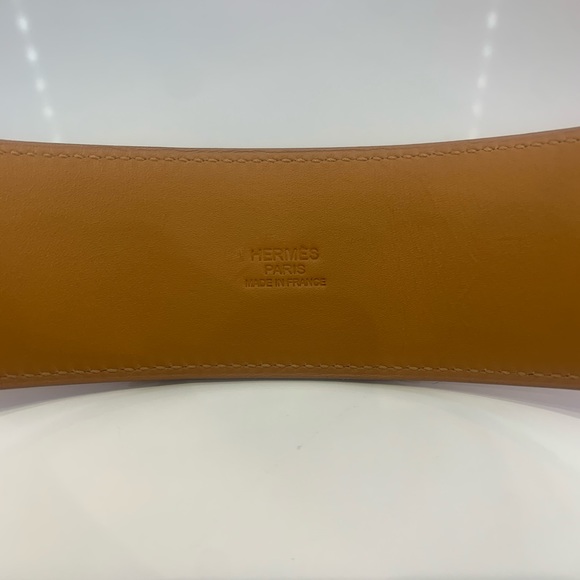 CDC HERMES Red and gold belt. Sz: 75 - Picture 4 of 6